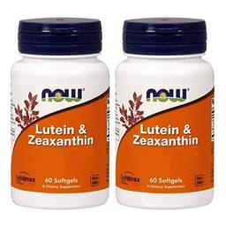 Now Foods Lutein & Zeaxanthin ルテイン ゼアキサンチン 60ソフトジェル 2個セット [海外直送品]
