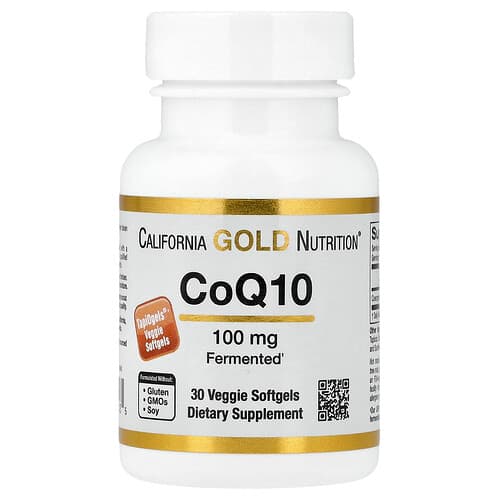 California Gold California Gold Nutrition CoQ10 100mg ベジソフトジェル30粒 パッケージ画像