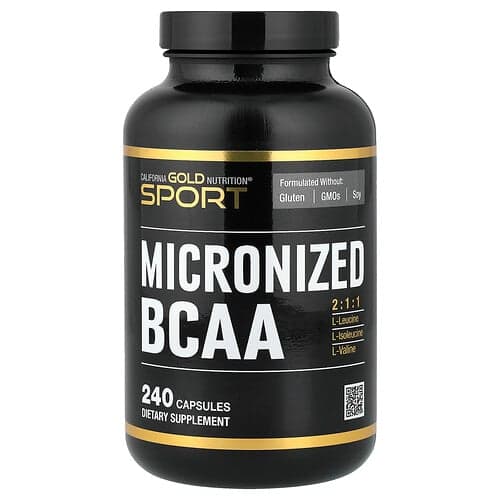 California Gold California Gold Nutrition スポーツ マイクロナイズド BCAA ベジカプセル240粒 パッケージ画像