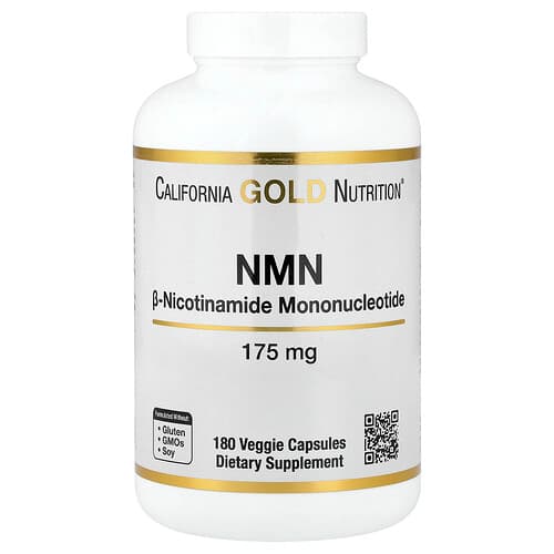 California Gold California Gold Nutrition NMN ベジカプセル 175mg 180粒 パッケージ画像