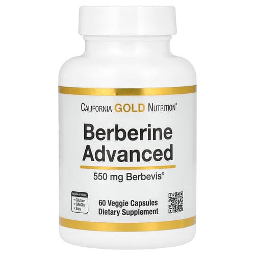 California Gold California Gold Nutrition バーベリン アドバンスド ベルビス フィトソーム 550mg ベジカプセル60粒 パッケージ画像