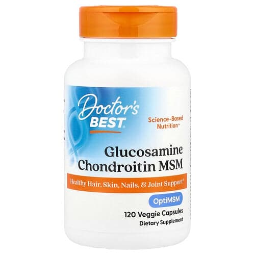 Doctor's Best Doctor's Best グルコサミン コンドロイチン MSM ベジカプセル120粒 パッケージ画像