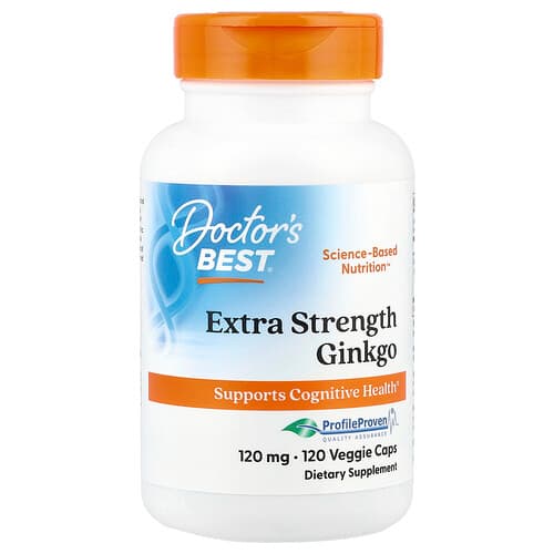 Doctor's Best Doctor's Best ギンコ 120mg ベジカプセル120粒 パッケージ画像