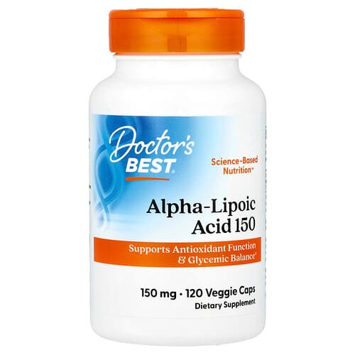Doctor's Best Doctor's Best アルファリポ酸 150 150mg ベジカプセル120粒 パッケージ画像