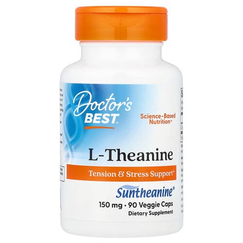 Doctor's Best ドクターズベスト L-テアニン 150mg ベジカプセル90粒 パッケージ画像
