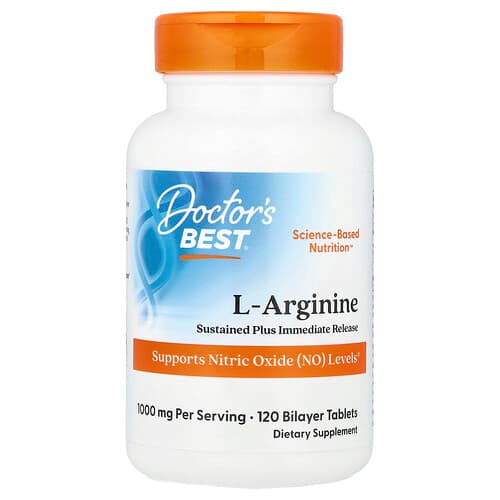 Doctor's Best Doctor's Best L-アルギニン ビレイヤータブレット 500mg 120粒 パッケージ画像