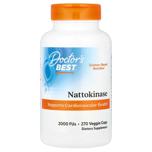 Doctor's Best Doctor's Best ナットウキナーゼ 2,000 FU ベジカプセル270粒 パッケージ画像
