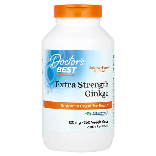 Doctor's Best Doctor's Best ギンコ 120mg ベジカプセル360粒 パッケージ画像