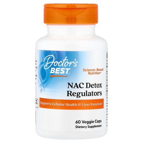 Doctor's Best Doctor's Best NAC デトックス レギュレーターズ ベジカプセル60粒 パッケージ画像