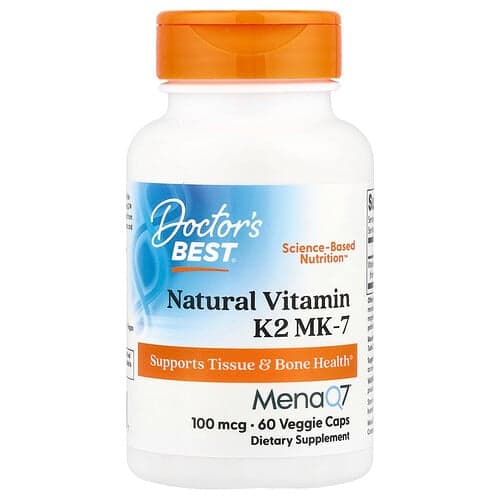 Doctor's Best Doctor's Best ナチュラル ビタミンK2 MK-7 100mcg ベジカプセル60粒 パッケージ画像