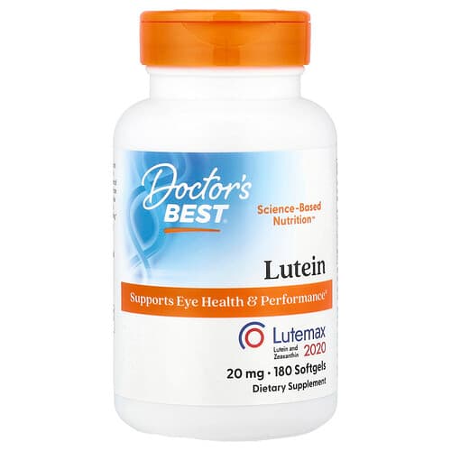 Doctor's Best Doctor's Best ルテイン Lutemax 2020 20mg ソフトジェル180粒 パッケージ画像