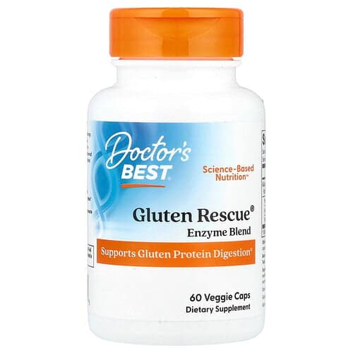Doctor's Best Doctor's Best グルテンレスキュー® エンザイムブレンド ベジカプセル60粒 パッケージ画像
