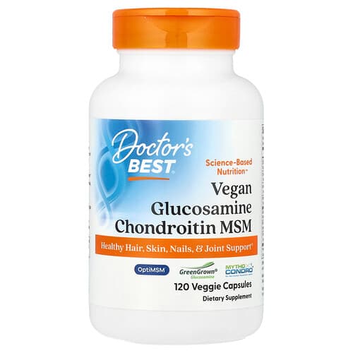 Doctor's Best Doctor's Best ビーガングルコサミンコンドロイチンMSM ベジカプセル120粒 パッケージ画像