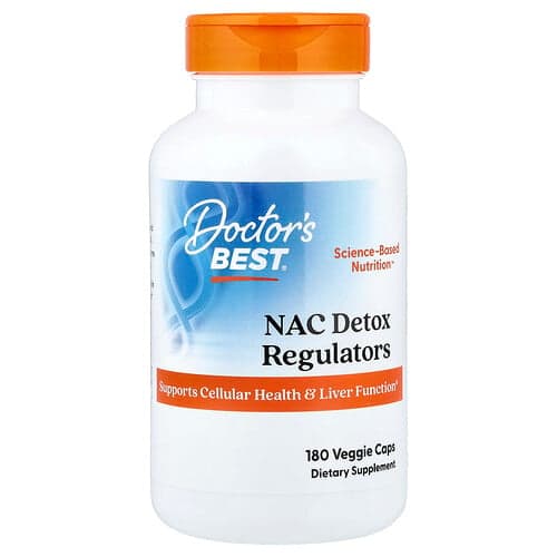 Doctor's Best Doctor's Best NAC デトックス レギュレーター ベジカプセル180粒 パッケージ画像
