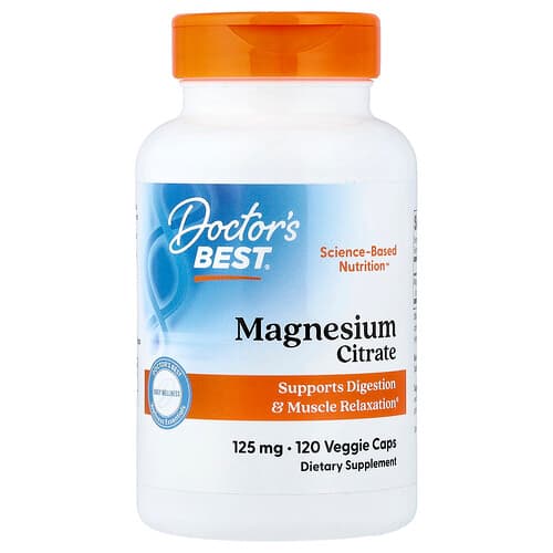 Doctor's Best Doctor's Best マグネシウムクエン酸塩 125mg ベジカプセル120粒 パッケージ画像
