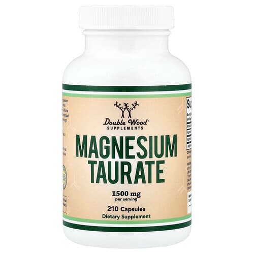 Double Wood Supplements Double Wood Supplements マグネシウム タウリン 210粒(1粒500mg) パッケージ画像