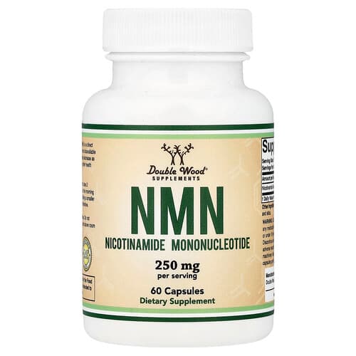 Double Wood Supplements Double Wood Supplements NMN ベジカプセル60粒（1粒あたり125mg） パッケージ画像