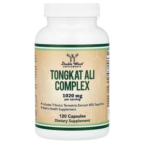 Double Wood Supplements Double Wood Supplements トンカットアリ コンプレックス カプセル120粒 パッケージ画像