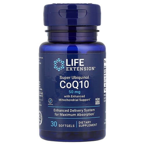 Life Extension Life Extension スーパーユビキノールCoQ10 ミトコンドリアサポート配合 ソフトジェル30粒 パッケージ画像