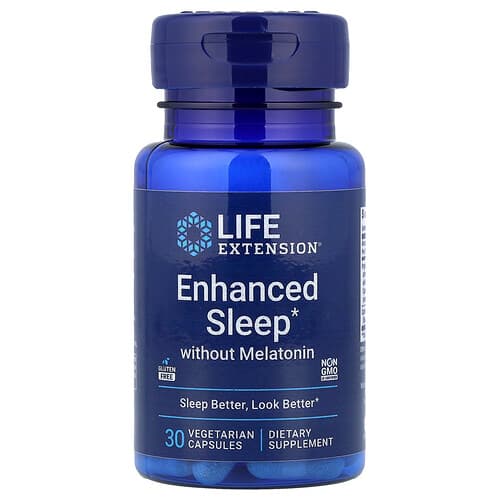 Life Extension Life Extension エンハンスド スリープ ウィズアウト メラトニン ベジタリアンカプセル30粒 パッケージ画像