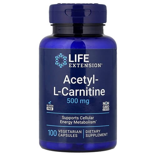 Life Extension Life Extension アセチル-L-カルニチン ベジタリアンカプセル100粒 パッケージ画像