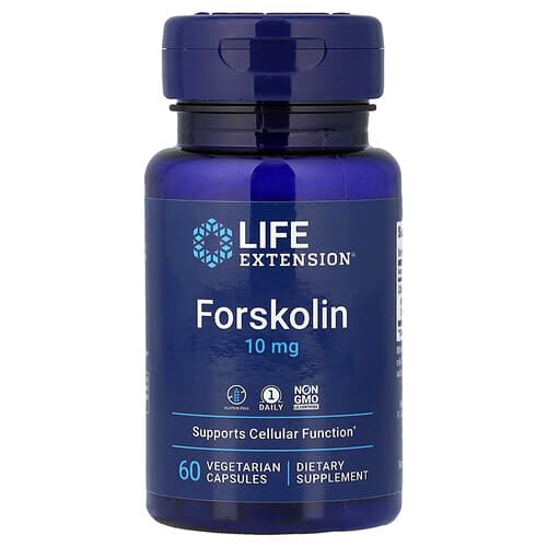 Life Extension Life Extension フォルスコリン 10mg ベジタリアンカプセル60粒 パッケージ画像