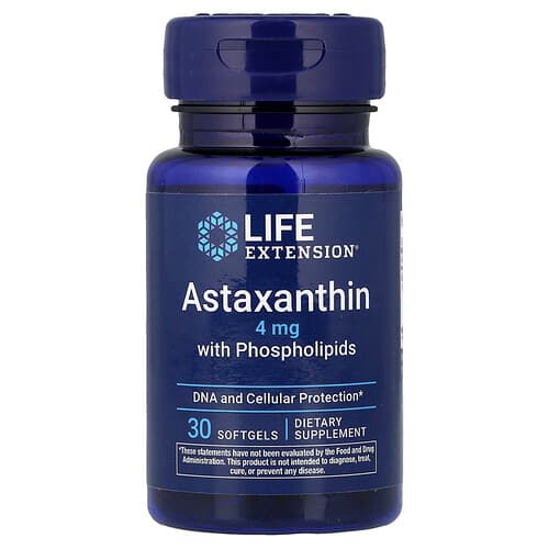 Life Extension Life Extension アスタキサンチン ウィズ フォスフォリピッド ソフトジェル30粒 パッケージ画像
