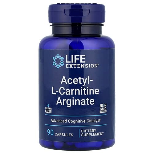Life Extension Life Extension アセチル-L-カルニチン アルギニート 90カプセル パッケージ画像