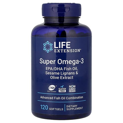Life Extension Life Extension スーパーオメガ-3 ソフトジェル120粒 パッケージ画像