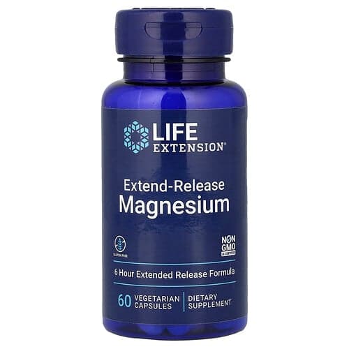 Life Extension Life Extension マグネシウム エクステンドリリース ベジタリアンカプセル 60粒(1粒あたり250mg) パッケージ画像