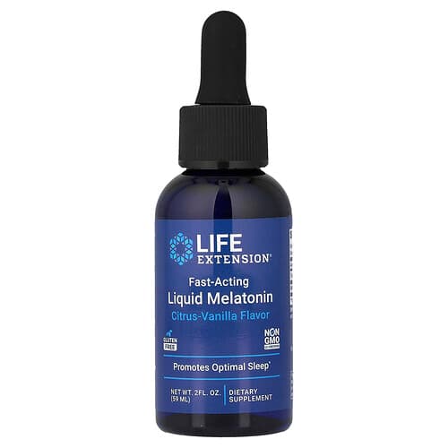 Life Extension Life Extension ファストアクティング リキッド メラトニン シトラス・バニラ味 59ml パッケージ画像