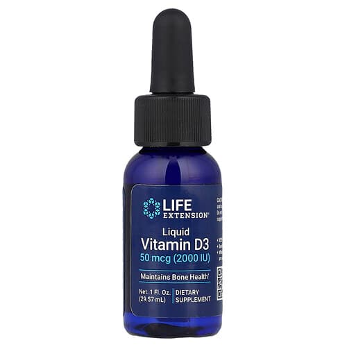 Life Extension Life Extension リキッドビタミンD3 50mcg (2,000 IU) 29.57ml パッケージ画像