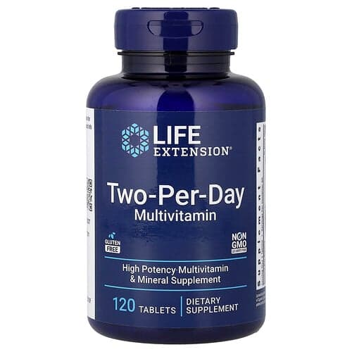 Life Extension Life Extension Two-Per-Day マルチビタミン タブレット120粒 パッケージ画像