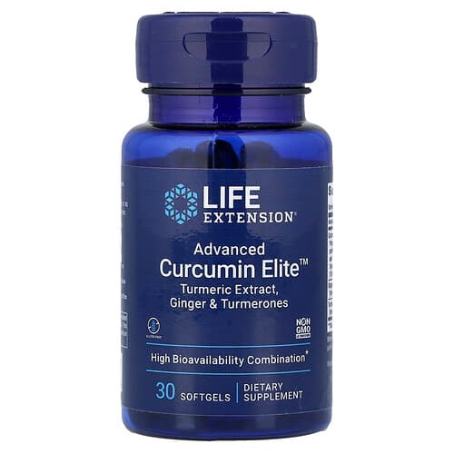 Life Extension Life Extension アドバンスド クルクミン エリート™ ターメリックエキス ジンジャー&ターメロン ソフトジェル30粒 パッケージ画像