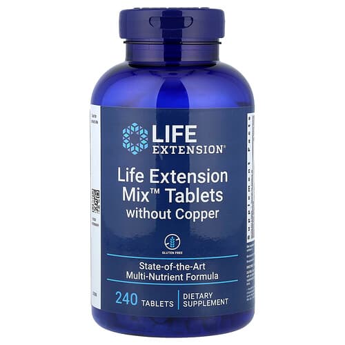 Life Extension Life Extension Mix™ タブレット ノンコッパー 240粒 パッケージ画像