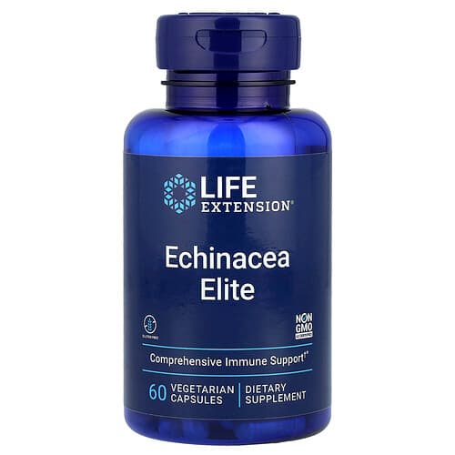 Life Extension Life Extension エキナセア エリート ベジタリアンカプセル60粒 パッケージ画像