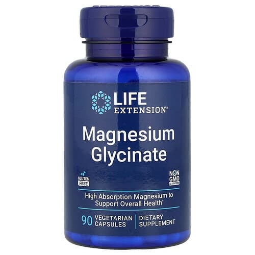 Life Extension Life Extension マグネシウム グリシネート ベジタリアンカプセル90粒（1粒105mg） パッケージ画像