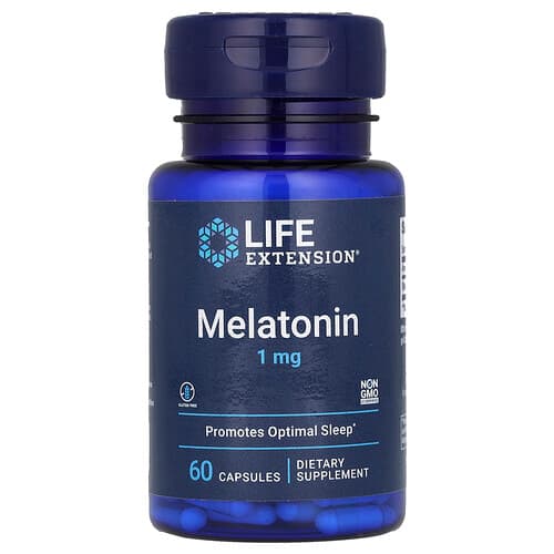 Life Extension Life Extension メラトニン 1mg カプセル60粒 パッケージ画像