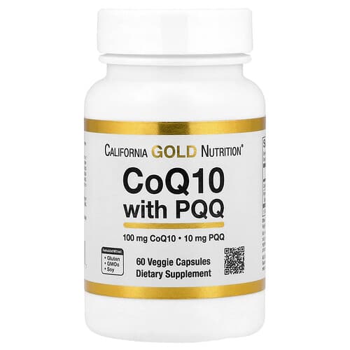 California Gold California Gold Nutrition CoQ10 with PQQ ベジカプセル60粒 パッケージ画像