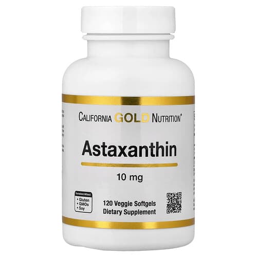 California Gold California Gold Nutrition アスタキサンチン 10mg ベジソフトジェル120粒 パッケージ画像