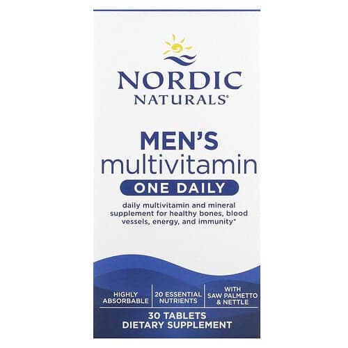Nordic Naturals Nordic Naturals メンズマルチビタミン ワンデイリー タブレット30粒 パッケージ画像