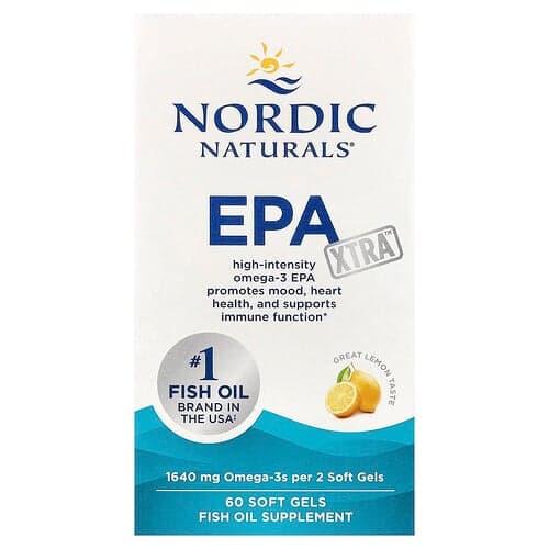 Nordic Naturals Nordic Naturals EPA Xtra™ レモン ソフトジェル60粒 パッケージ画像