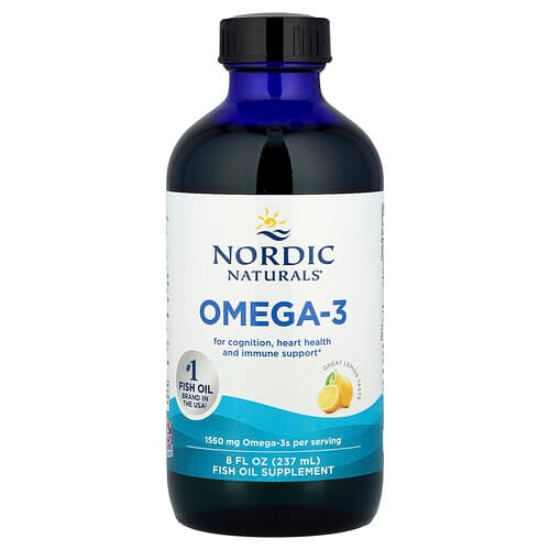 Nordic Naturals Nordic Naturals オメガ3 レモン 1,560 mg 237ml パッケージ画像
