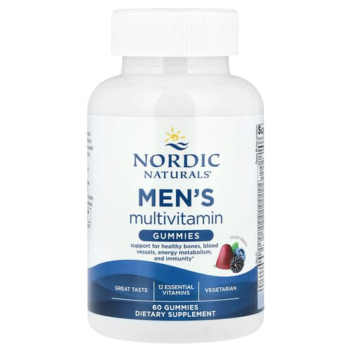 Nordic Naturals Nordic Naturals メンズ マルチビタミン グミ ミックスベリー 60粒 パッケージ画像