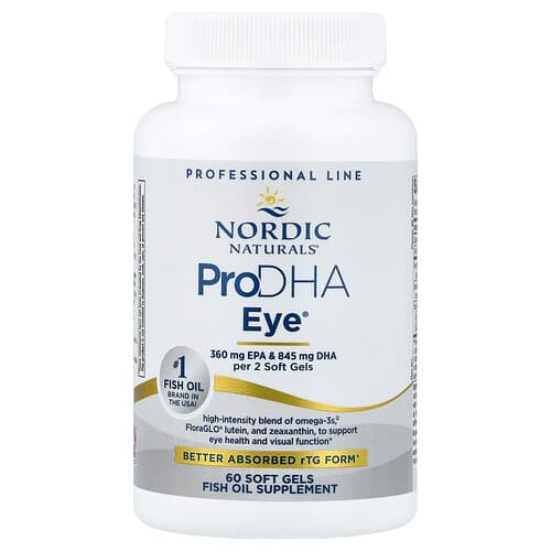 Nordic Naturals Nordic Naturals ProDHA Eye® ソフトジェル60粒 パッケージ画像