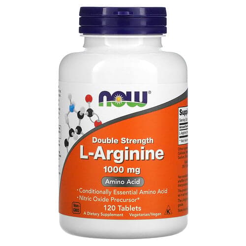 NOW Foods NOW Foods L-アルギニン 1,000 mg 120タブレット パッケージ画像