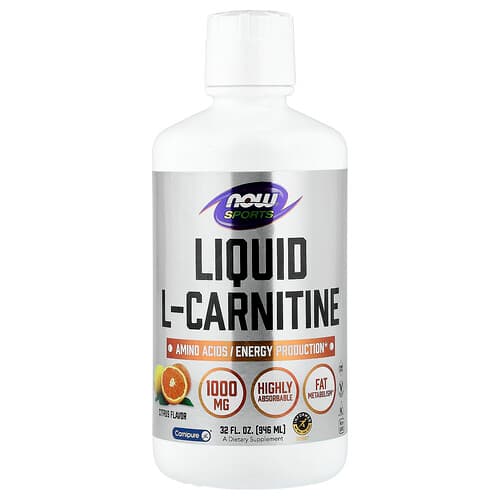 NOW Foods NOW Foods スポーツ リキッド L-カルニチン シトラス 946ml パッケージ画像