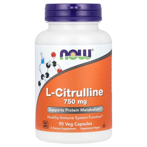 NOW Foods NOW Foods L-シトルリン 750mg ベジカプセル90粒 パッケージ画像