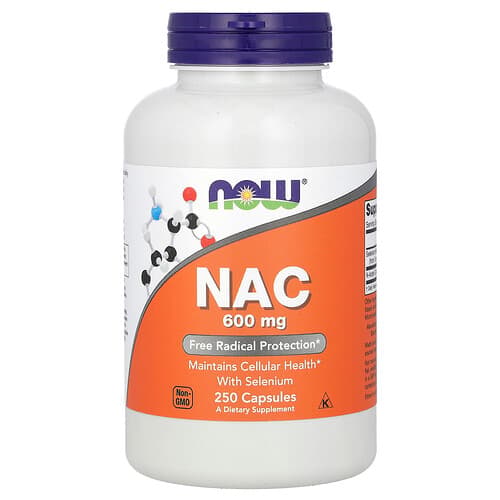 NOW Foods NOW Foods NAC 600mg 250粒 パッケージ画像