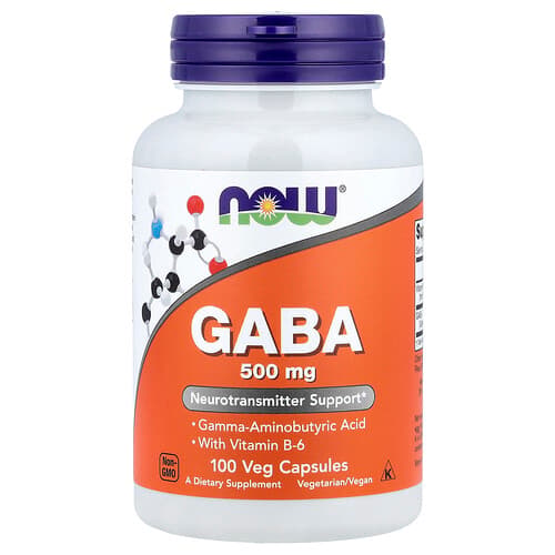NOW Foods NOW Foods GABA 100ベジカプセル パッケージ画像